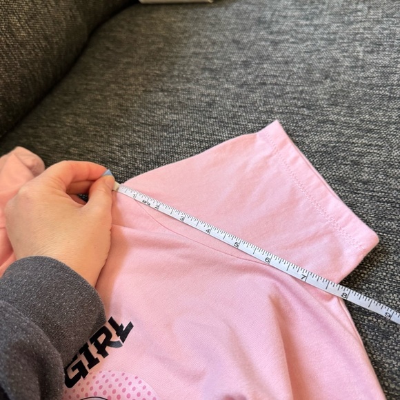 Pink Anime Graphic Kids T-Shirt - Picture 7 of 8